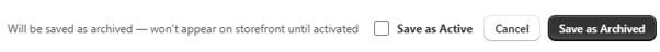 Configuration Save Options